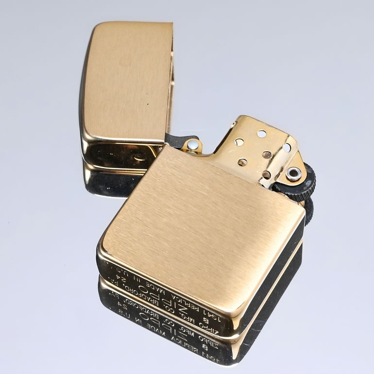 ZIPPO ジッポー ライター 1941B レプリカ ゴールドカラー 名入れ可有料