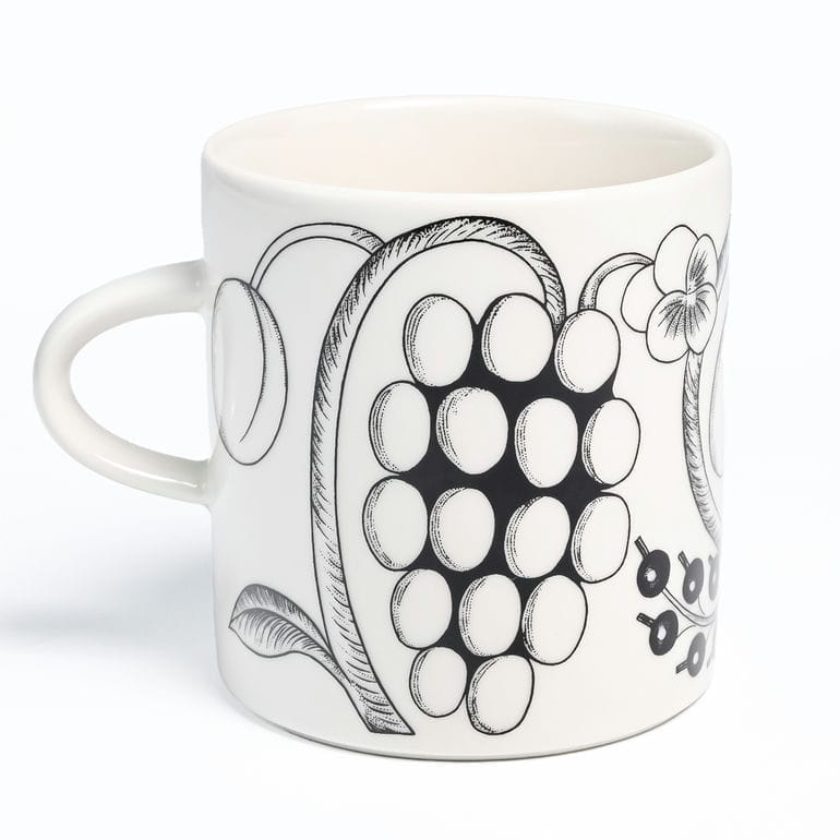 【名入れ可有料】アラビア ARABIA マグカップ 240ml パラティッシ Paratiisi ブラック 1021003 洋食器 北欧 雑貨 キッチン フィンランド 陶器【スペシャルラッピング660円(別売り)】