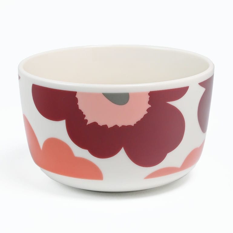【名入れ可有料】マリメッコ marimekko ボウル 9.5cm 250ml ウニッコ ダークチェリー サーモンレッド 73599 073599 133 洋食器 テーブルウェア 北欧食器 北欧デザイン 【スペシャルラッピング660円(別売り)】