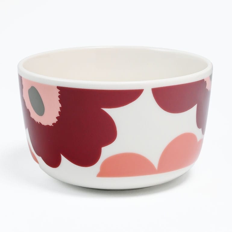 【名入れ可有料】マリメッコ marimekko ボウル 9.5cm 250ml ウニッコ ダークチェリー サーモンレッド 73599 073599 133 洋食器 テーブルウェア 北欧食器 北欧デザイン 【スペシャルラッピング660円(別売り)】