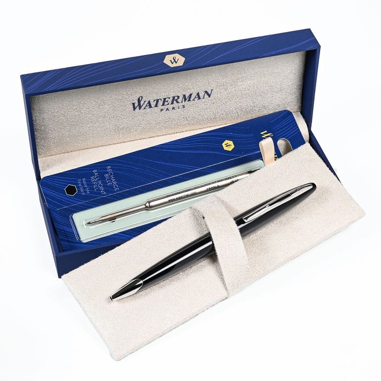 【名入れ可無料】ウォーターマン WATERMAN ボールペン カレン CARENE メンズ レディース ブラックシーST シルバー 替え芯付き 純正ラッピング無料 筆記具 高級 名入れギフト 【スペシャルラッピング660円(別売り)】