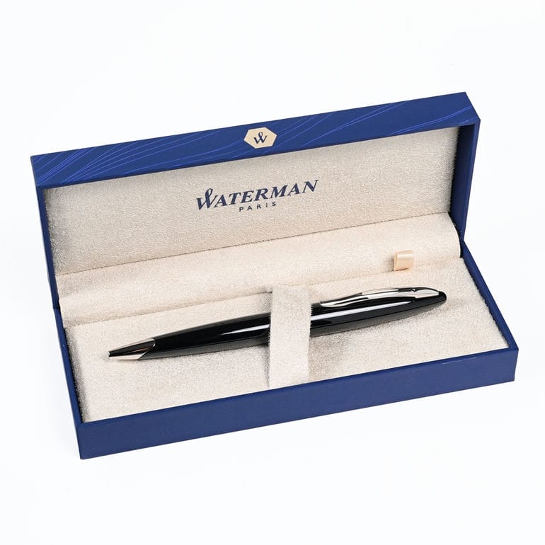 【名入れ可無料】ウォーターマン WATERMAN ボールペン カレン CARENE メンズ レディース ブラックシーST シルバー 替え芯付き 純正ラッピング無料 筆記具 高級 名入れギフト 【スペシャルラッピング660円(別売り)】