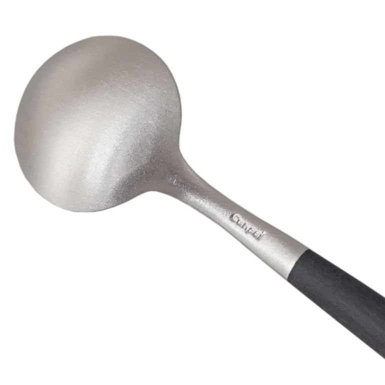 クチポール Cutipol GOA ゴア ブラック エスプレッソスプーン 9.5cm GO12 ハンドメイド カトラリー 洋食器