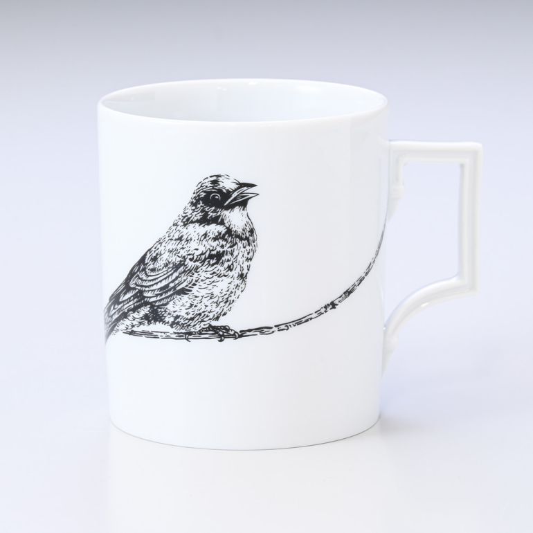マイセン マグコレクション ツバメ マグカップ ブラック 310ml Meissen 79A412-55810-1 洋食器 【ドイツ本国の紙袋別売り】【スペシャルラッピング660円(別売り)】