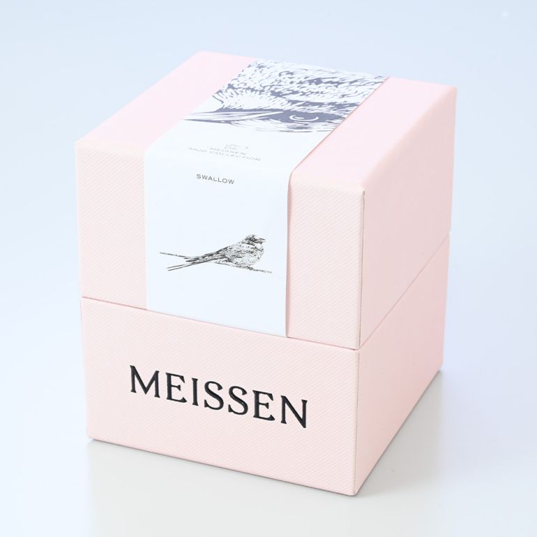 マイセン マグコレクション ツバメ マグカップ ブラック 310ml Meissen 79A412-55810-1 洋食器 【ドイツ本国の紙袋別売り】【スペシャルラッピング660円(別売り)】