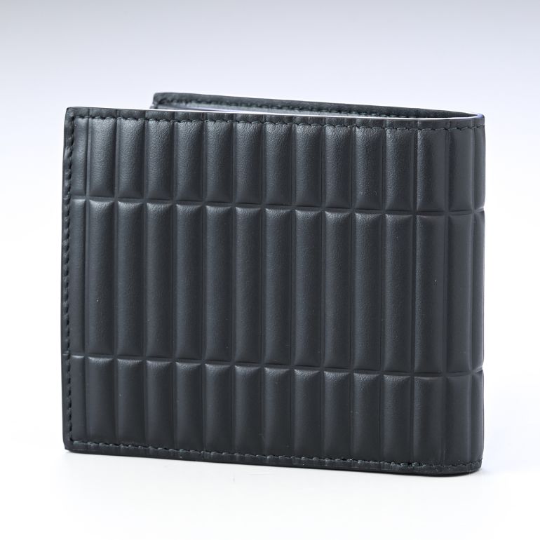 ダンヒル dunhill 二つ折り財布 財布 メンズ ROLLAGAS ローラガス ブラック 22F2320RA001 名入れ可有料 箔押し<br>【スペシャルラッピング660円(別売り)】