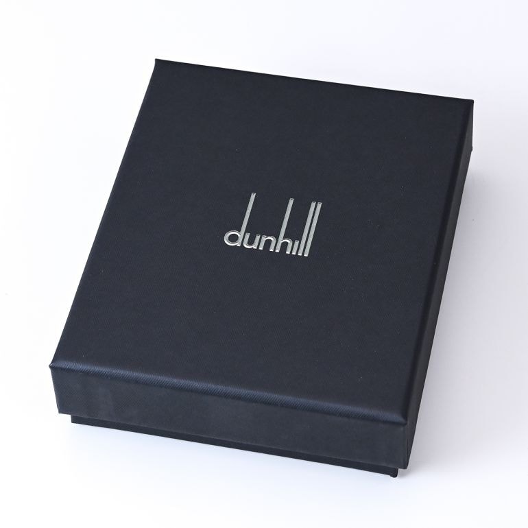 ダンヒル dunhill 二つ折り財布 財布 メンズ ROLLAGAS ローラガス ブラック 22F2320RA001 名入れ可有料 箔押し<br>【スペシャルラッピング660円(別売り)】