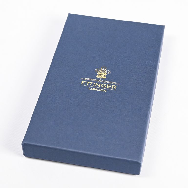 エッティンガー ETTINGER 財布 長札 長財布 小銭入れナシ メンズ ブライドルレザー バイカラー BH806AJR NUT ナッツ  箔押し名入れ可有料 【スペシャルラッピング660円(別売り)】