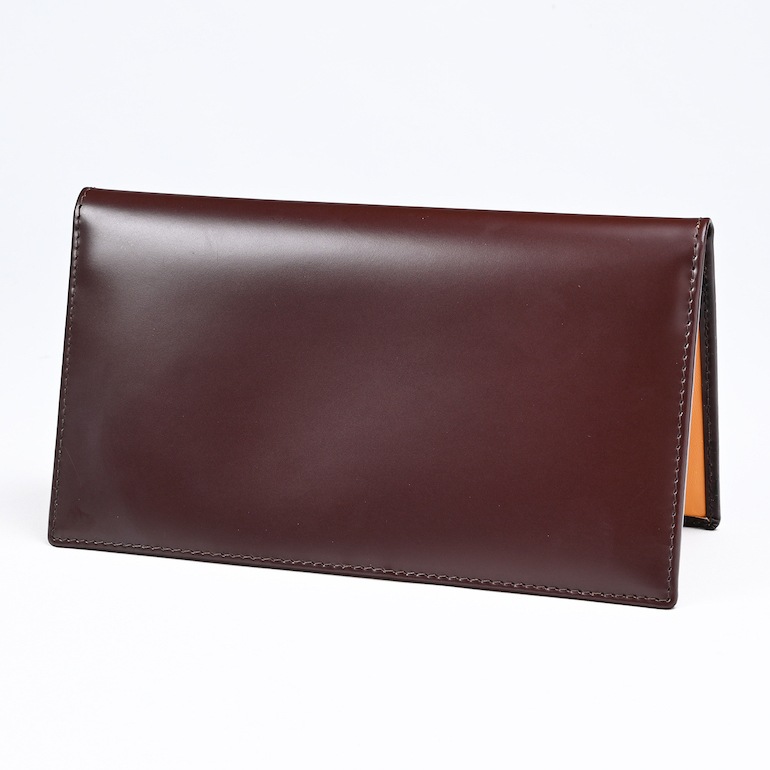 エッティンガー ETTINGER 財布 長札 長財布 小銭入れナシ メンズ ブライドルレザー バイカラー BH806AJR NUT ナッツ  箔押し名入れ可有料 【スペシャルラッピング660円(別売り)】