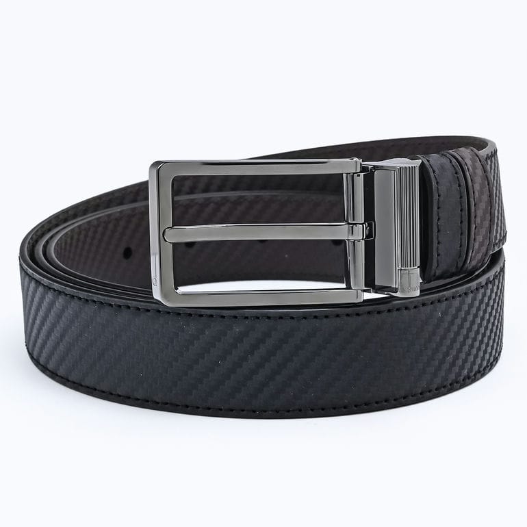 ダンヒル ベルト メンズ dunhill 幅3cm リバーシブル シャーシ ラウンドローラーバックル ブラック ブラウン ストリンガシステム対応 DU24F4T22RR001 英国 【名入れ可有料】<br>【スペシャルラッピング660円(別売り)】