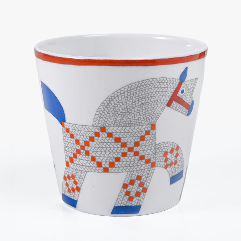エルメス HERMES タンブラー ゴブレット スモールカップ 190ml アニモー ナッテ Animaux nattes 58004P 058004P 洋食器 高級<br>【スペシャルラッピング660円(別売り)】