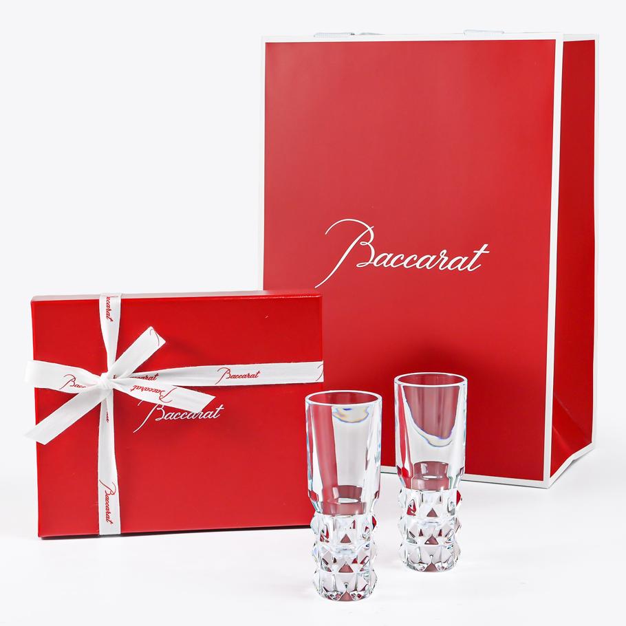 バカラ Baccarat ギフトセット グラス ルクソール ショットグラス 2客セット ペア 2816002 クリスタル 食器 【熨斗対応】 洋食器 <br>【スペシャルラッピング660円(別売り)】