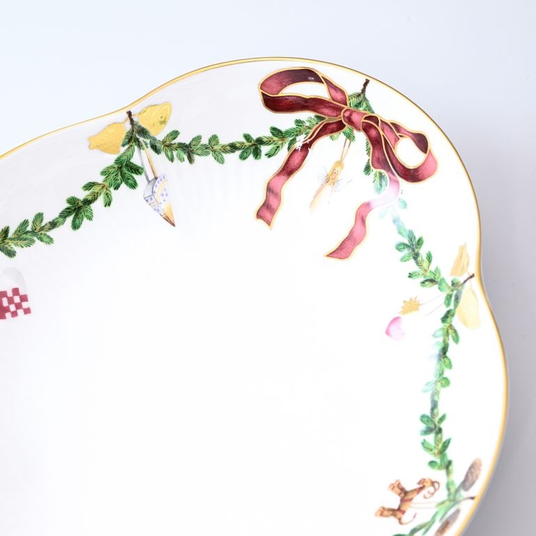 2個セット ロイヤルコペンハーゲン スターフルーテッド ディーププレート 深皿 22cm×17.5cm 2503359 日本未発売 1017441 北欧食器 洋食器 【スペシャルラッピング1100円(別売り)】