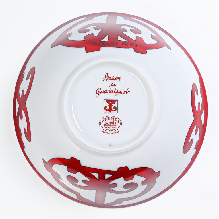 エルメス HERMES ガダルキヴィール レッド 11084P2 190ml ライスボウル
