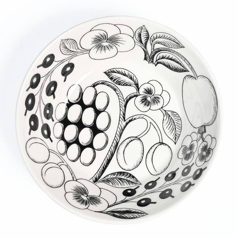 【名入れ可有料】アラビア ARABIA ボウル 17cm パラティッシ Paratiisi ブラック 1005400 洋食器 北欧 雑貨 キッチン フィンランド 陶器【スペシャルラッピング660円(別売り)】