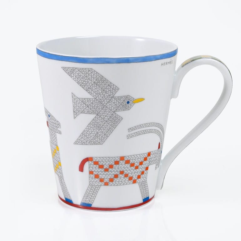 エルメス HERMES マグカップ ペア 2個セット NO1 NO2 300ml アニモー