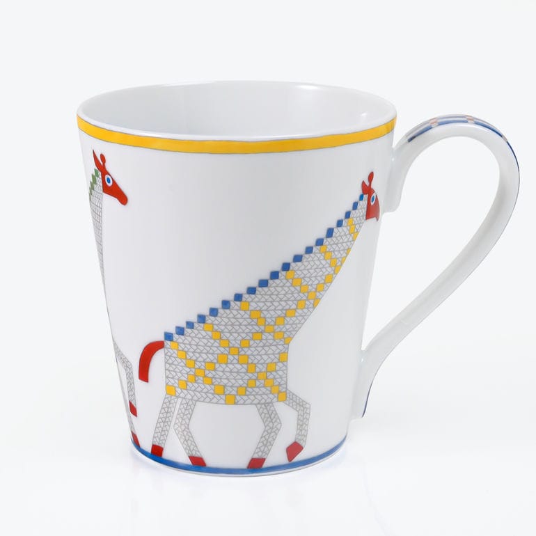 エルメス HERMES マグカップ ペア 2個セット NO1 NO2 300ml アニモー