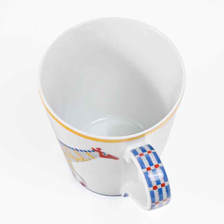 エルメス HERMES マグカップ ペア 2個セット NO1 NO2 300ml アニモー ナッテ Animaux nattes 58231P 058231P 洋食器 高級<br>【スペシャルラッピング660円(別売り)】