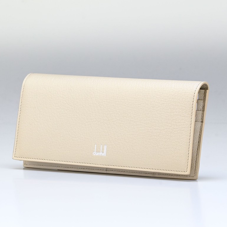 ダンヒル dunhill 財布 長財布 メンズ デューク ファイン レザー アイボリー 20F2101GS105R<br>【スペシャルラッピング660円(別売り)】