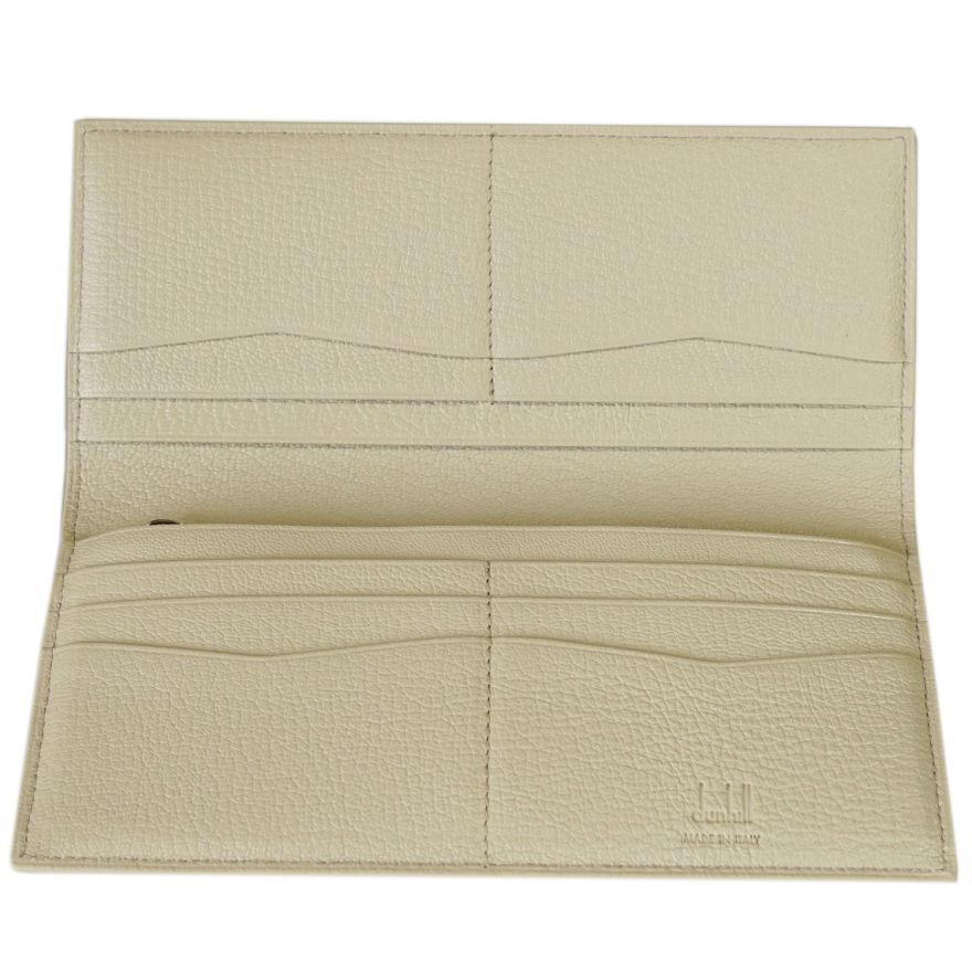 ダンヒル dunhill 財布 長財布 メンズ デューク ファイン レザー アイボリー 20F2101GS105R<br>【スペシャルラッピング660円(別売り)】
