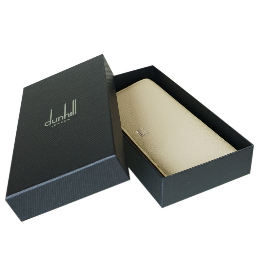 ダンヒル dunhill 財布 長財布 メンズ デューク ファイン レザー アイボリー 20F2101GS105R<br>【スペシャルラッピング660円(別売り)】