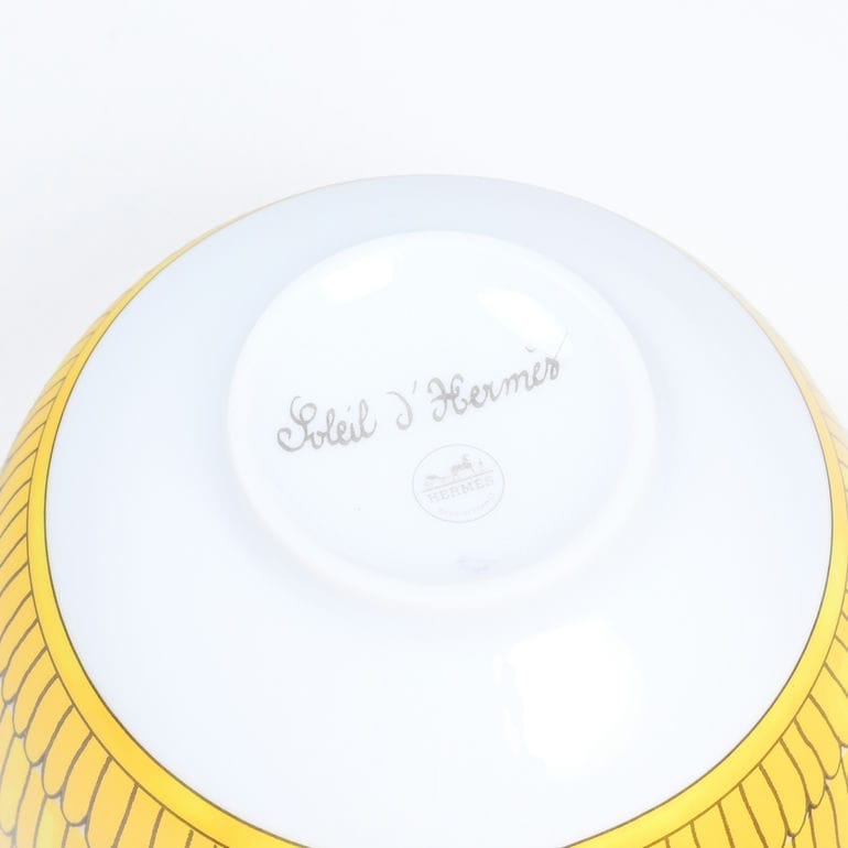 エルメス HERMES スモールボウル 小鉢 210ml ソレイユ ドゥ エルメス Soleil d'Hermes 046085P 太陽の輝き ひまわり ヒマワリ 向日葵 洋食器  【スペシャルラッピング660円(別売り)】
