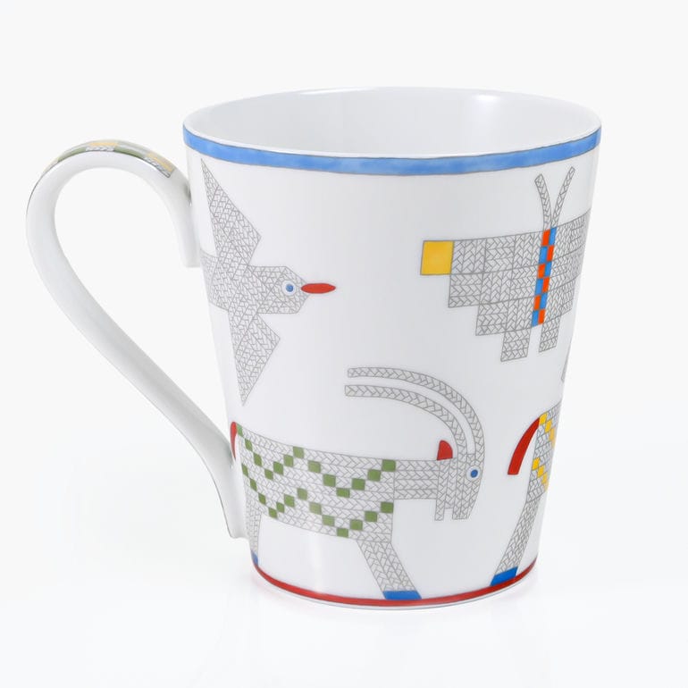 エルメス HERMES マグカップ NO1 300ml アニモー ナッテ Animaux nattes 58031P 058031P 洋食器 高級<br>【スペシャルラッピング660円(別売り)】