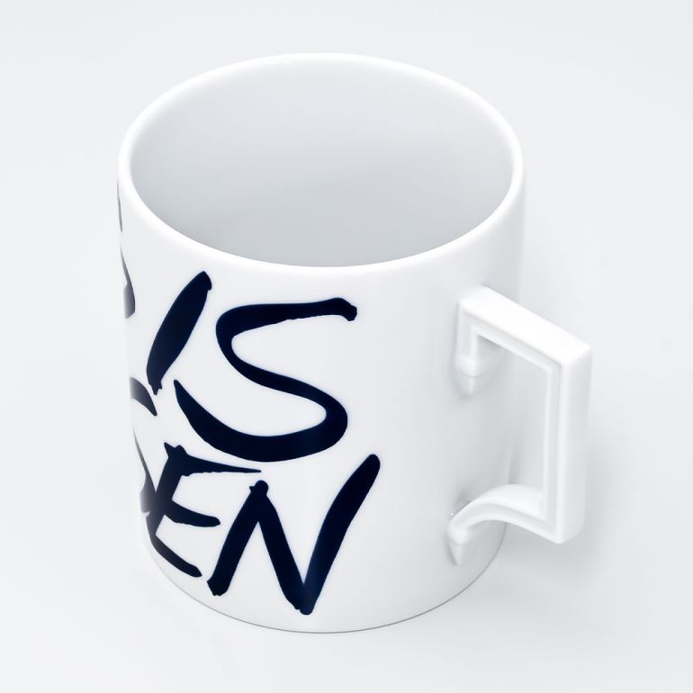 【名入れ可有料】マイセン マグコレクション ディス イズ マイセン マグカップ ネイビー 310ml Meissen 79A407-55810-1 洋食器 【ドイツ本国の紙袋別売り】【スペシャルラッピング660円(別売り)】