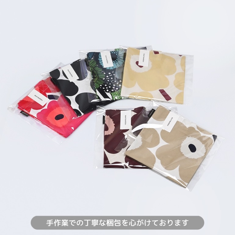 マリメッコ marimekko バッグ トートバッグ レディース A4サイズ ファブリック Pieni Unikko ピエニ ウニッコ ブラック×ホワイト 067572 190 名入れ 刺しゅう可有料 北欧雑貨 北欧デザイン