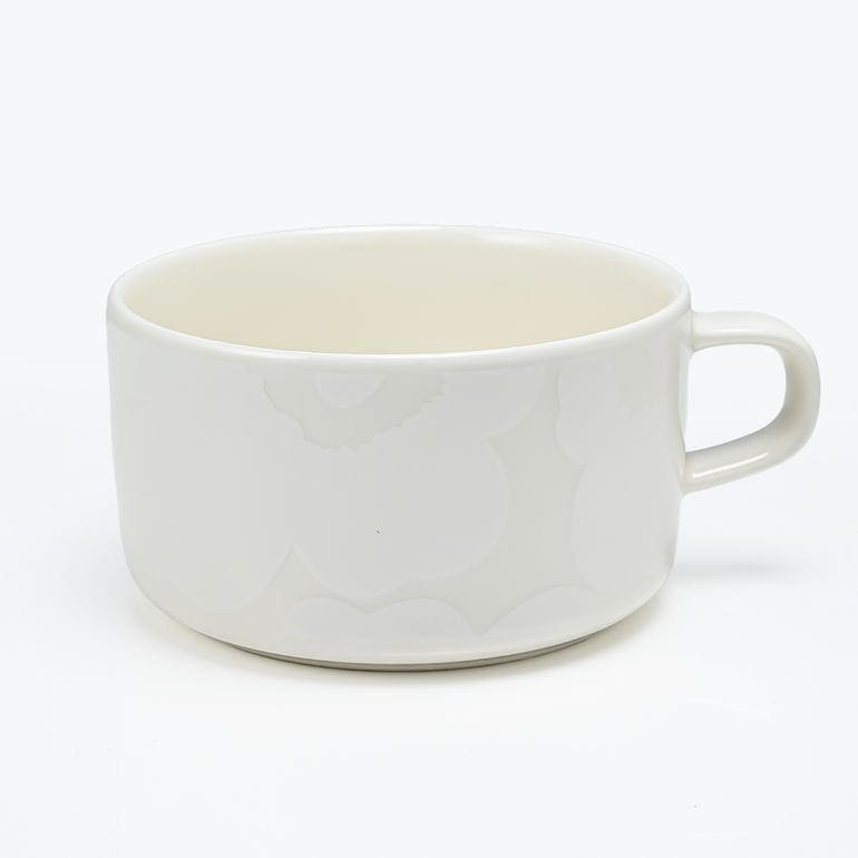 【名入れ可有料】マリメッコ marimekko ティーカップ 250ml Unikko ウニッコ ホワイト 73072 073072 100 【スペシャルラッピング660円(別売り)】 洋食器 テーブルウェア 北欧食器 北欧デザイン 