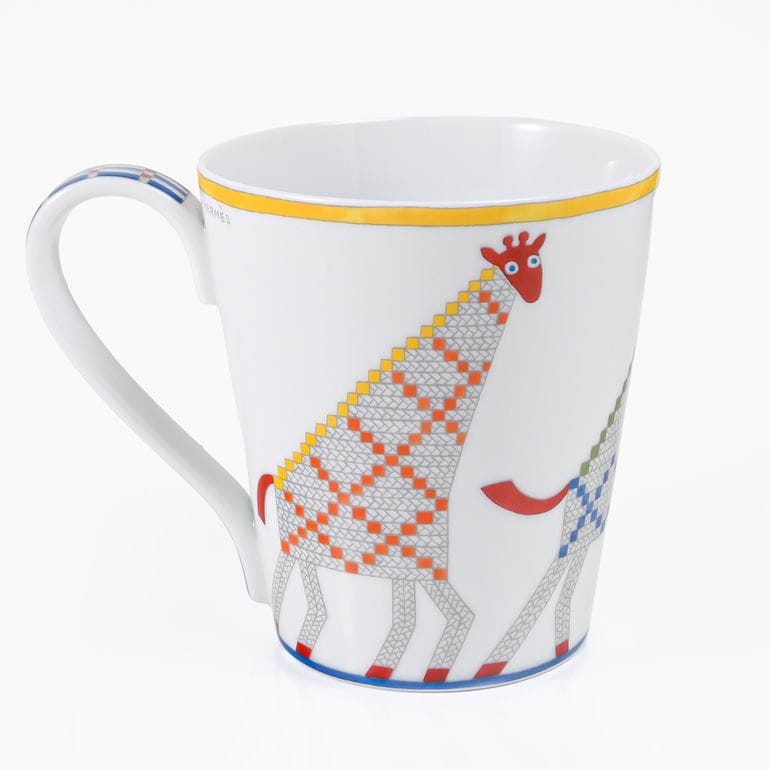 エルメス HERMES マグカップ NO2 300ml アニモー ナッテ Animaux nattes 58131P 058131P 洋食器 高級<br>【スペシャルラッピング660円(別売り)】