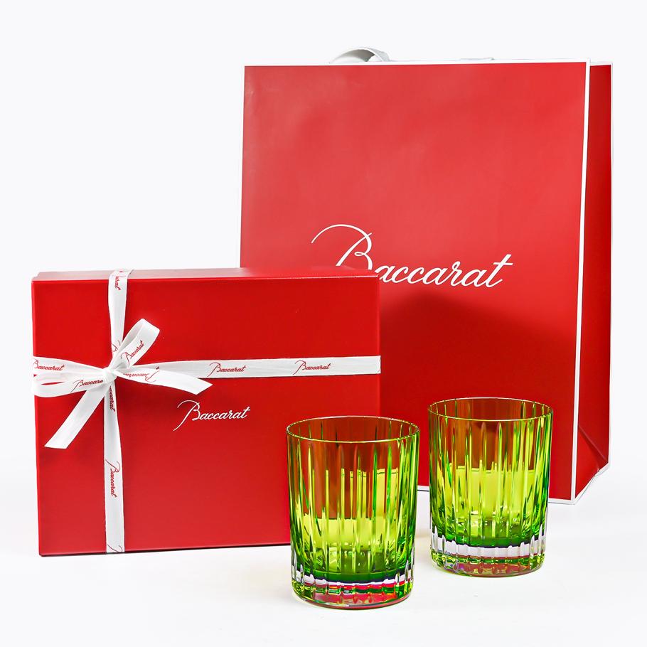 【名入れ可有料】 バカラ Baccarat ギフトセット 新作 グラス ペア ハーモニー タンブラー ロックグラス ハイボールグラス 300ml カラー オブ ジョイ モス 2816194 洋食器 高級 【熨斗対応】 <br>【スペシャルラッピング660円(別売り)】