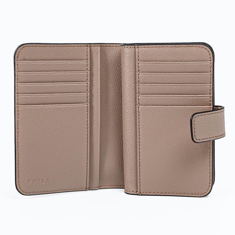 フルラ FURLA 二つ折り財布 小銭入れ付き CAMELIA カメリア Mサイズ コンパクト ウォレット グレージュ WP00314 ARE000 1257S【純正紙袋・リボン付き】<br>【スペシャルラッピング660円(別売り)】