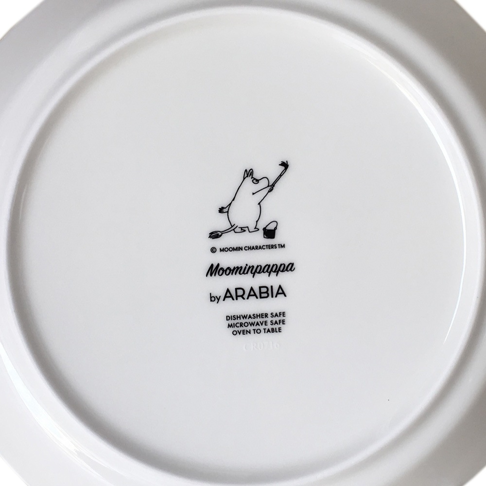 アラビア ARABIA プレート 19.5cm 絵皿 ムーミンコレクション ムーミンパパ MOOMINPAPPA トーベ・ヤンソン 1006383 北欧食器 洋食器【スペシャルラッピング660円(別売り)】