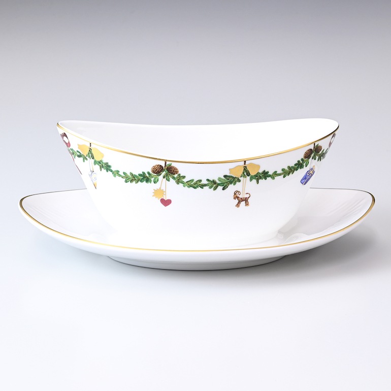 2個セット ロイヤルコペンハーゲン スターフルーテッド クリスマス ソースボード ソースポット 2503563 日本未発売 1017450 北欧食器 洋食器 【スペシャルラッピング1100円(別売り)】