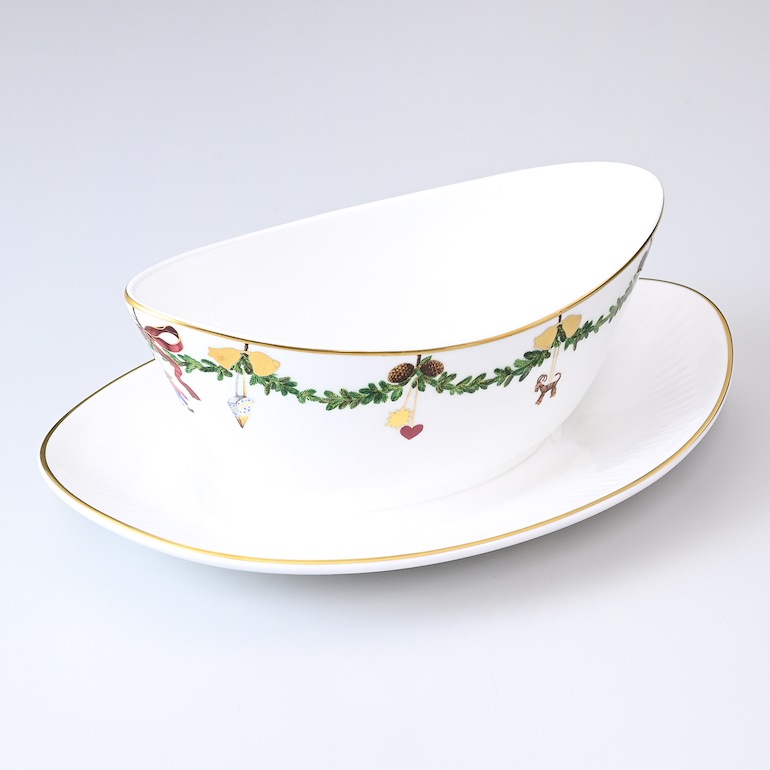 2個セット ロイヤルコペンハーゲン スターフルーテッド クリスマス ソースボード ソースポット 2503563 日本未発売 1017450 北欧食器 洋食器 【スペシャルラッピング1100円(別売り)】