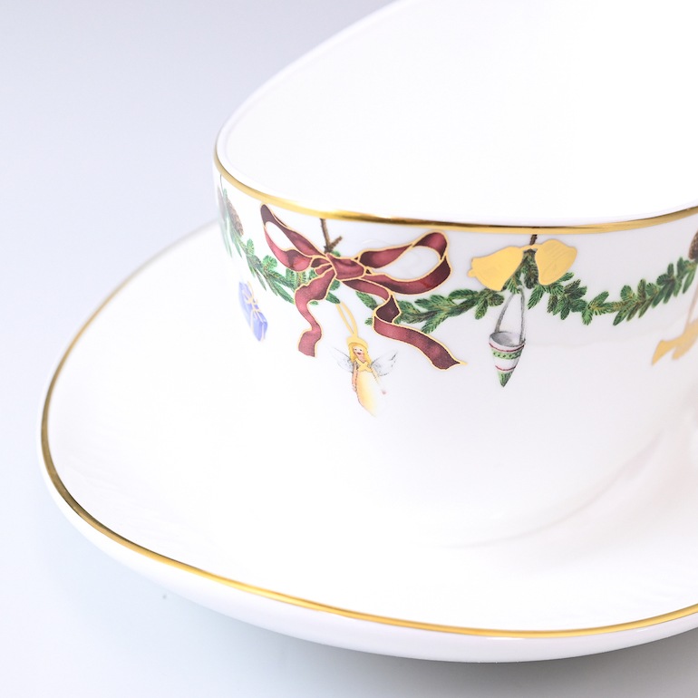 2個セット ロイヤルコペンハーゲン スターフルーテッド クリスマス ソースボード ソースポット 2503563 日本未発売 1017450 北欧食器 洋食器 【スペシャルラッピング1100円(別売り)】