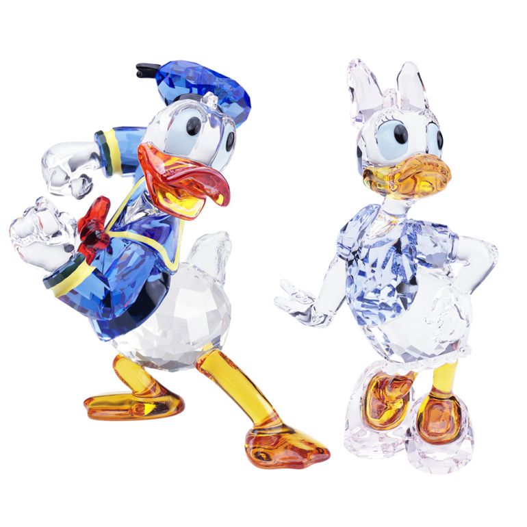 スワロフスキー Swarovski クリスタルフィギュア セット ドナルドダック デイジーダック ペア Disney ディズニー すべての商品 エイレベル公式通販 ブランド品をお求めやすく提供