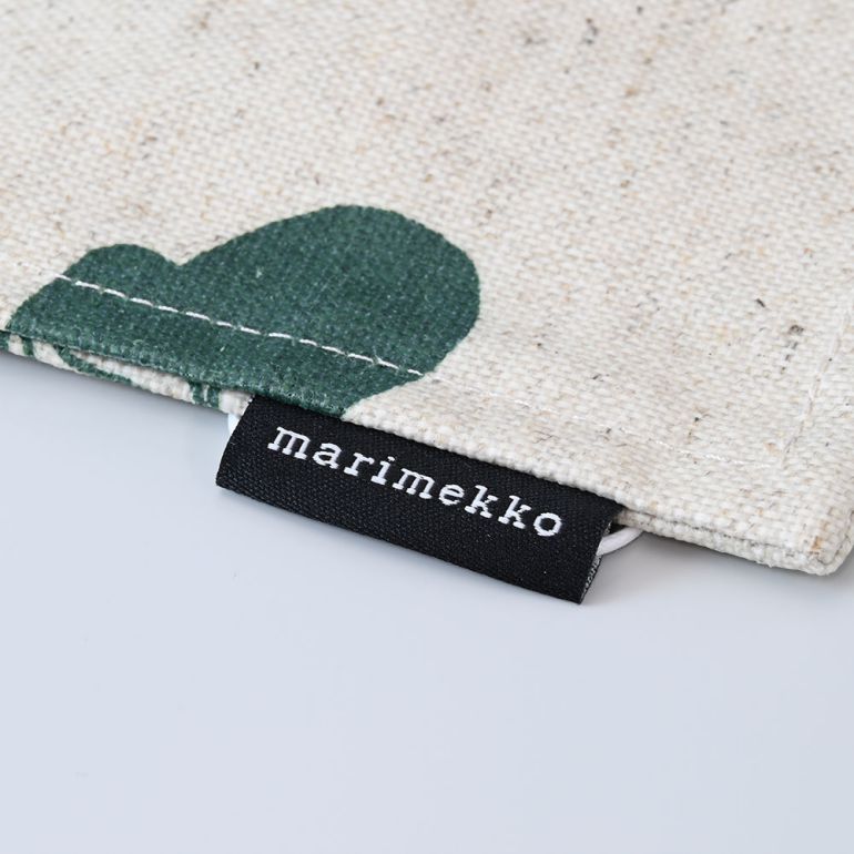 マリメッコ marimekko プレイスマット ランチョンマット Pienet Elokuun Varjot エロクーン ヴァルヨット グリーン×リネン 071479 368 北欧雑貨 北欧デザイン
