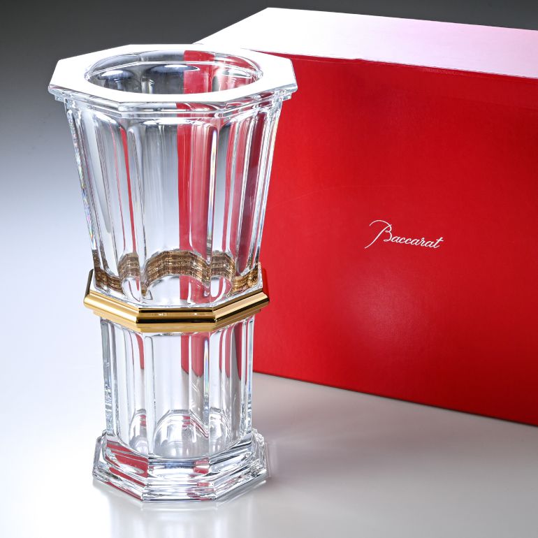 バカラ 名入れ対応 Baccarat 花瓶 アルクール HARCOURT ベース ストレート クリア L 32cm 2814497 【熨斗対応】 インテリア オブジェ 置物 洋食器 <br>【スペシャルラッピング1100円(別売り)】
