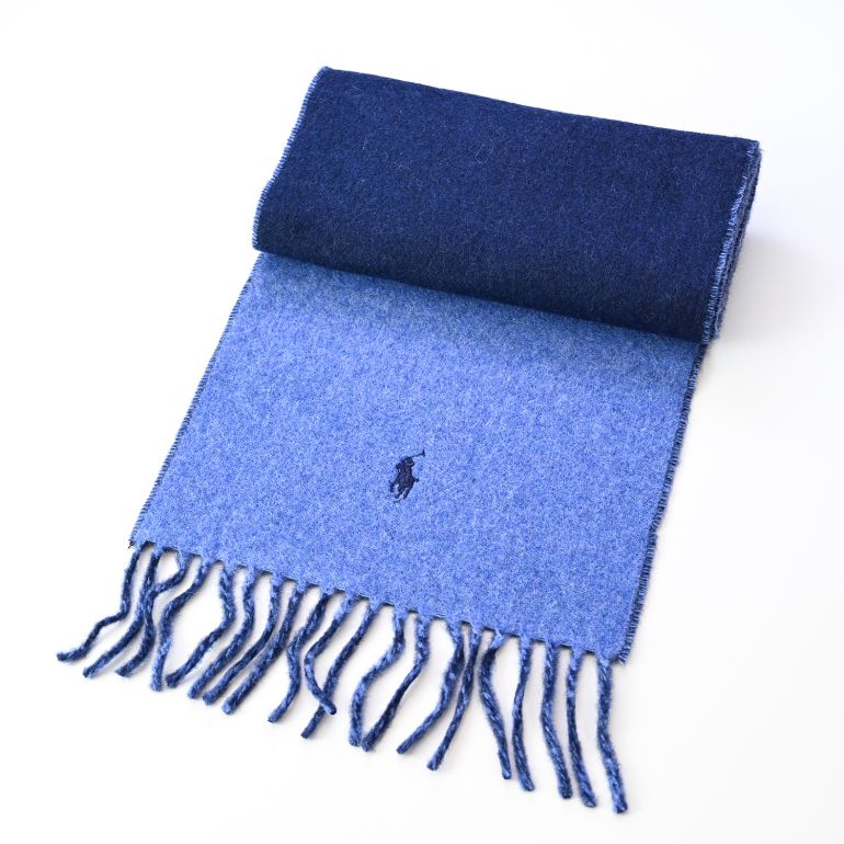 ポロ ラルフローレン POLO RALPH LAUREN マフラー リバーシブル 男女