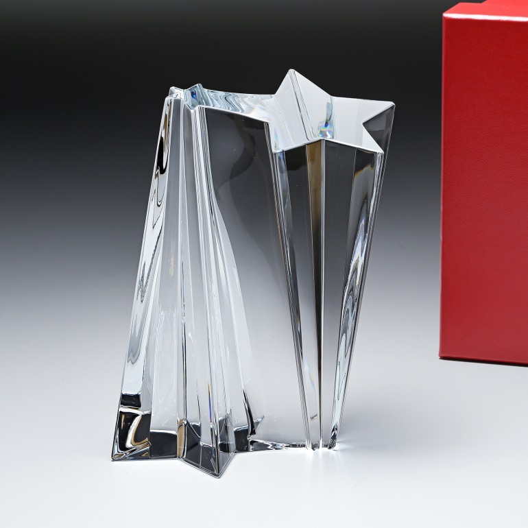 【美品】baccarat バカラ 星　スター　クリスタル　置物 楽天市場】バカラ クリスタル ザンザン スター クリア ラージ 星