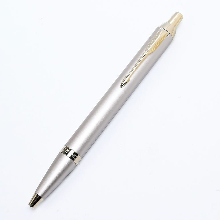 【名入れ無料】【純正包装無料】 パーカー PARKER ボールペン IM モノクローム シャンパンCHT 1.0mm メンズ レディース 2173273 筆記具 高級 名入れギフト ボールペン 文房具【スペシャルラッピングB対応(別売り)】