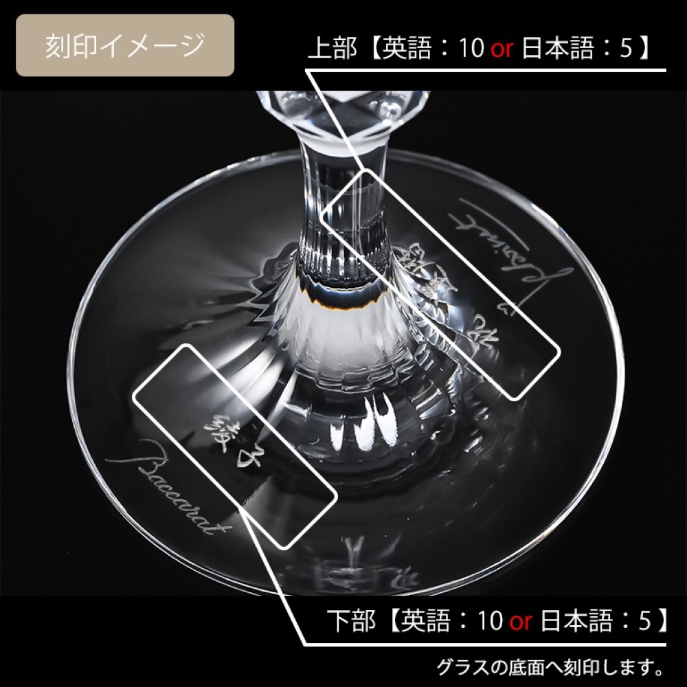 バカラ 名入れ対応 Baccarat グラス ペア パッション マティーニグラス 17cm 2813132 クリスタル 食器 【熨斗対応】 洋食器 <br>【スペシャルラッピング660円(別売り)】