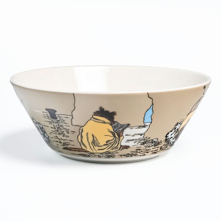 【名入れ可有料】アラビア ARABIA ボウル 15cm ムーミンコレクション じゃこうねずみ＆スニフ ベージュ 1069394 洋食器 北欧 雑貨 キッチン フィンランド 陶器【スペシャルラッピング660円(別売り)】
