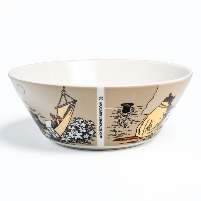 【名入れ可有料】アラビア ARABIA ボウル 15cm ムーミンコレクション じゃこうねずみ＆スニフ ベージュ 1069394 洋食器 北欧 雑貨 キッチン フィンランド 陶器【スペシャルラッピング660円(別売り)】