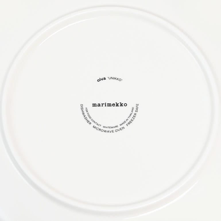 マリメッコ marimekko ペアセット マグカップ 250ml プレート 20cm ウニッコ ダークチェリー サーモンレッド 73702 073702 133 コップ 中皿 北欧 洋食器 北欧デザイン 【スペシャルラッピング1100円(別売り)】