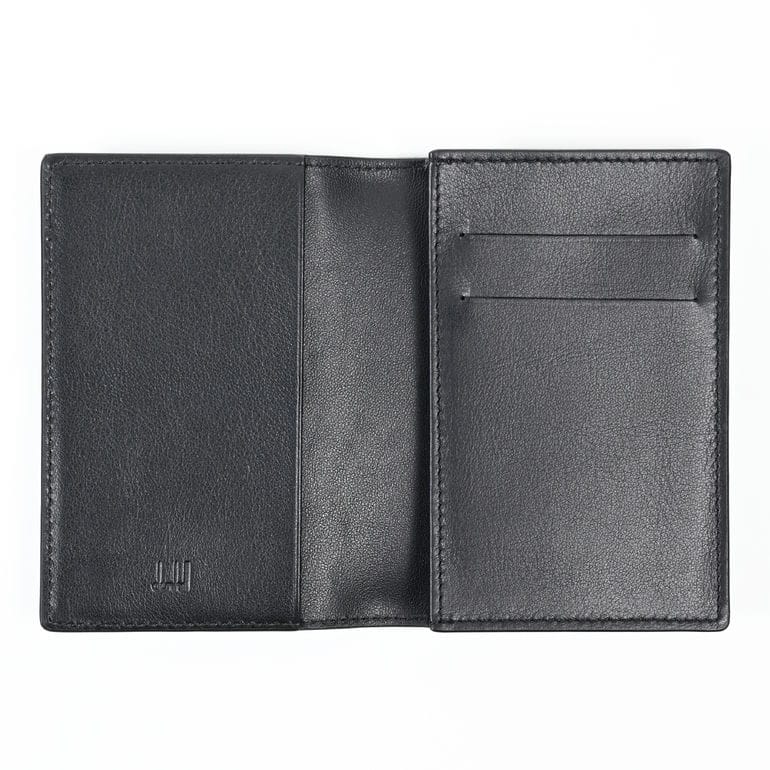 【名入れ可有料】ダンヒル dunhill カードケース 名刺入れ カード入れ パスケース アボリティーズ メタルプレート メンズ ブラック DU19F2947AV001 英国<br>【スペシャルラッピング660円(別売り)】