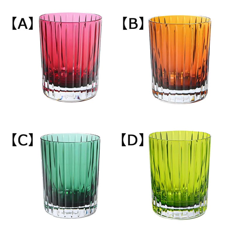 【名入れ可有料】バカラ Baccarat ギフトセット グラス 4色 ハーモニー タンブラー ロックグラス ハイボールグラス 300ml カラー オブ ジョイ グリーン オレンジ レッド モス 2816196 洋食器 高級 【熨斗対応】 <br>【スペシャルラッピング1100円(別売り)】