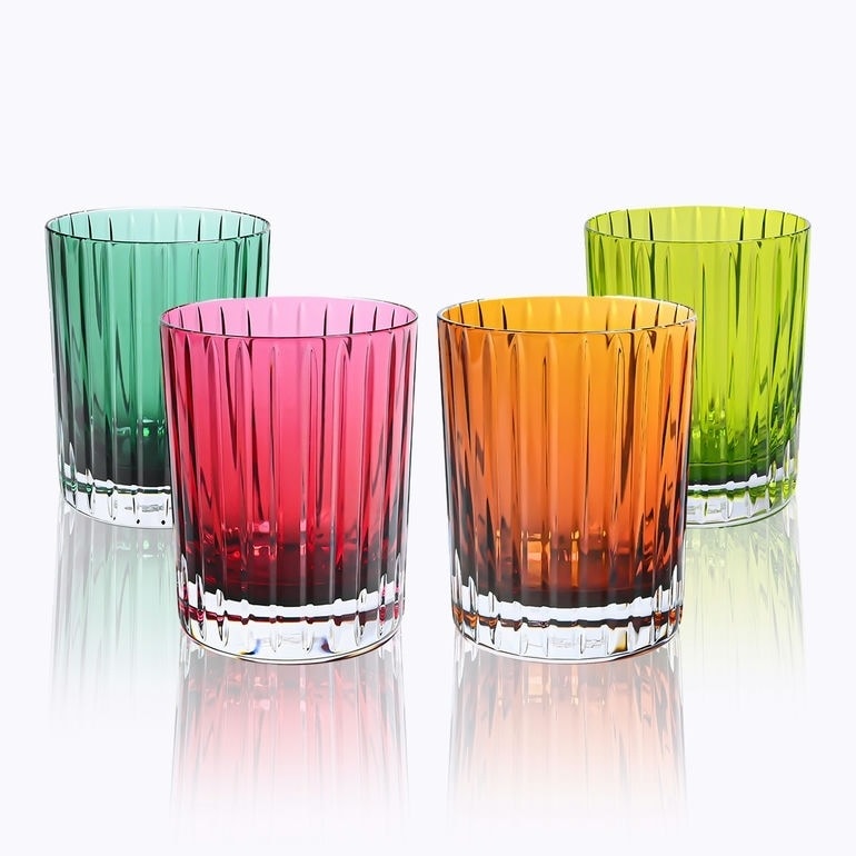 【名入れ可有料】バカラ Baccarat ギフトセット グラス 4色 ハーモニー タンブラー ロックグラス ハイボールグラス 300ml カラー オブ ジョイ グリーン オレンジ レッド モス 2816196 洋食器 高級 【熨斗対応】 <br>【スペシャルラッピング1100円(別売り)】